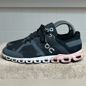 On Cloud Womens Cloudflow Size 7.5 Rock Rose Gray Pink Cloudtec NICE